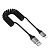 Usb-cable iPhone 5 HOCO X121 1.5m (круглий) Black