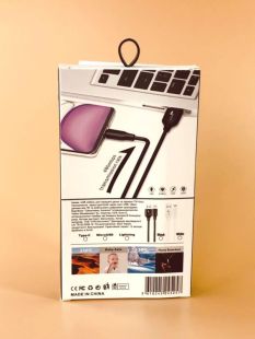 Usb-cable Type-C 4you Dnister white (3A, Silicon Perfect) -  Новая упаковка! 