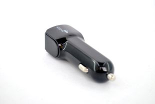 АЗП 4you B1 (2100mAh - 100%, Long, 2 USB, Exclusive design) black + iPhone 