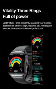 Часы Smart Watch 4you VIBE (1.95",AMOLED 410*502,VA,300mAh,Звонки,Metal,12мес гарант,РРЦ-2300) Black