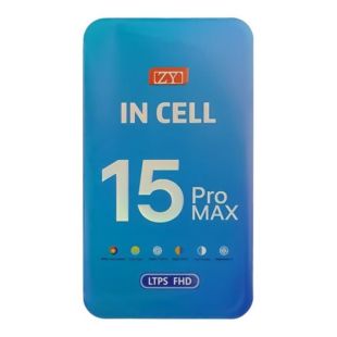 LCD iPhone 15 Pro Max с чёрным тачскрином + дисплейная рамка ZY-IN CELL FHD (M) 