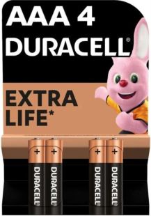 Батарейка Duracell LR03 BASIC AAA, Alkaline (4 на блістері)