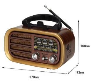Радіоприймач Golon RX-BT638 (USB+SD) Rose Gold