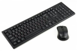 Бездротовий комплект Gembird KBS-WM-03-UA (USB, мультимедійний) Black
