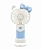 Вентилятор ручной MINI FAN SD-89 (подставка, 3 режима) Blue