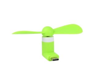 Вентилятор мобильный Type-C Green (М)