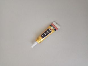 Клей силиконовый Zhanlida T7000 черный (15 мл,тюбик с дозатором) 