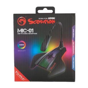 Микрофон MARVO MIC-01 (LED) Black