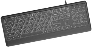 Клавиатура проводная Gembird KB-UML-04-CYRL USB Black