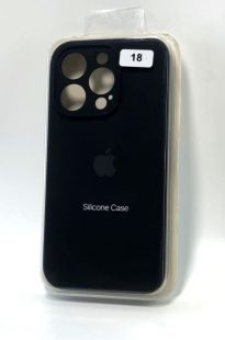 Чехол iPhone 12ProMax Silicon Case original FULL Camera №18 black (4you)