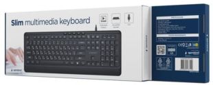 Клавіатура дротова Gembird KB-MCH-05-CYRL USB Black
