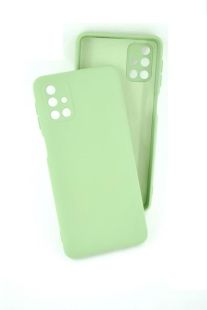 Чехол Samsung A02s/A025 Silicon TPU Soft Touch Light green "Акционная цена"