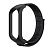 Ремінець на браслет фітнес Xiaomi mi band 3/4 Velcro Black