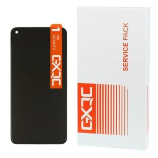 LCD Xiaomi Redmi Note 9 із чорним тачскрином + корпусна рамка Service Pack (M) 