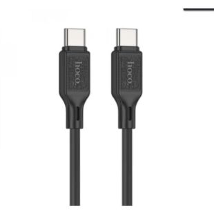 Cable Type-C/Type-C HOCO X90 60W 1m (круглый) Black