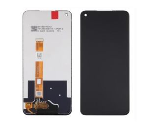 LCD Realme 6/6S/7 (5G) чорним тачскрином Service Pack (M) 