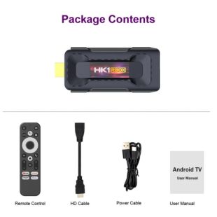 Smart TV HK1 RBOX -D8 stick 2/16GB (RK3528, WIFI: 2.4G/5G; Bluetooth: V5.1; OS: Android 13, VF)