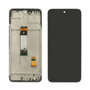 LCD Xiaomi Redmi 13 чорним тачскрином + дисплейна рамка Service Pack (М)