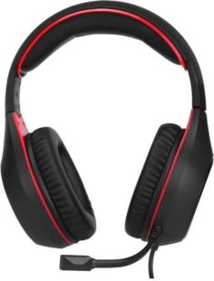 Гарнитура XTRIKE ME GH-710 (микрофон, мониторы,LED) Black/red