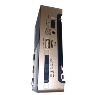 Радіоприймач Golon RX-8866 (USB+SD, ліхтарик) Gold
