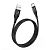 Usb-cable Type-C HOCO U93 Shadow 3A 1.2m (круглый,тканевый,метал.коннект) Black