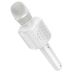 Микрофон-караоке беспроводной HOCO L24 "Shine" (Bluetooth 5.0, USB слот, 1-динамик) White