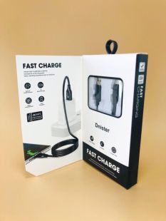 Usb-cable Type-C 4you Dnister black (3A, Silicon Perfect) - Нова упаковка!