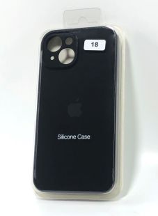 Чехол iPhone 14Plus Silicon Case original FULL Camera №18 Black (4you)