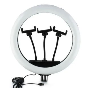 Кільцева лампа RING FILL LIGHT ХК-814В 36 см 14 (з тримачем, без підставки)