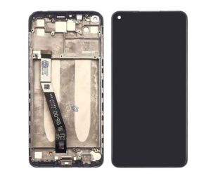 LCD Xiaomi Redmi Note 9 чорним тачскрином + корпусна рамка (M) 