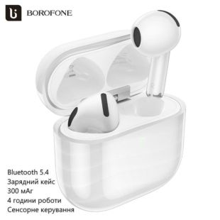 Bluetooth-гарнитура BOROFONE BW85 (Bluetooth 5.4) White