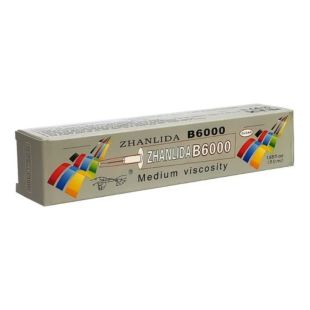 Клей силиконовый Zhanlida B6000 прозрачный (50мл, тюбик с дозатором) (M)