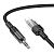 Переходник HOCO UPA27 Lightning to Jack 3.5 1m Black