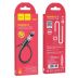 Usb - cable iPhone 5 HOCO X52 Sereno magnetic 2.4A 1m ( круглий ) Black