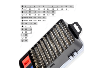 Набір інструментів JUD 115 in 1 Tools для обробки телефонів та побутової техніки (W) 