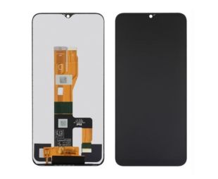 LCD Realme C30S с чёрным тачскрином Service Pack (M) 