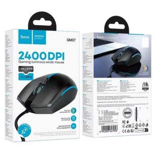 Мышь проводная HOCO GM37 Black
