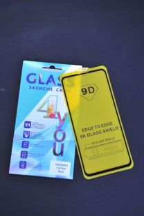 Защитное стекло Samsung M40/M405 (2019) Full Glue 2.5D (0.3mm) Black 4you "Акционная цена"