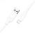 Usb-cable Micro USB HOCO X84 2.4A 1m (круглый) White