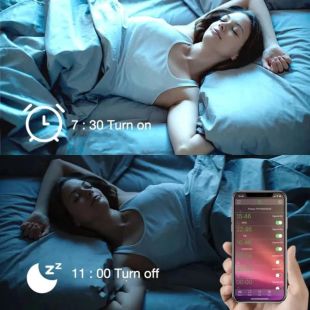 Умная лампочка Q7 (9W, E27, app control, Timing, Remote Control)