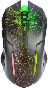 Мышь проводная MARVO M207 (игровая, Led) Black