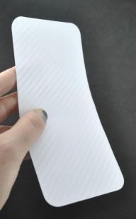 Захисне скло iPhone XS Max Carbon Back Sticker (тех.пак.)