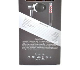 Гарнитура 4you VIRGO (тканевый шнур) black