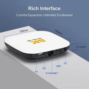 Smart TV H96 Max M2 4/32GB (Android 13,RK3528, 2.4/5G,V5.1)