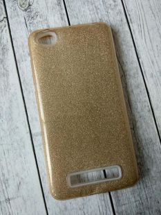 Чехол Xiaomi Mi 6x/A2 Silicon + Plastic Remax Glitter Gold