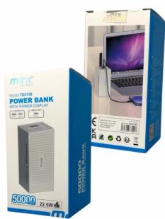 Power Bank 50000mAh TD2138 PD22.5W QC White