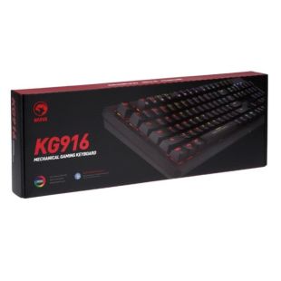 Клавіатура провідна MARVO KG916 (USB, з підсвічуванням) Black