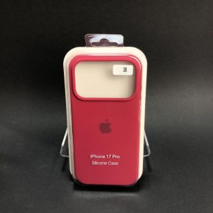 Чехол iPhone 17Pro/18Pro Silicon Case original FULL №35 rose red (4you)