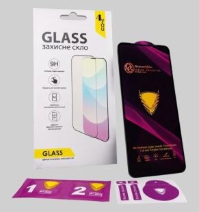 Защитное стекло Xiaomi Redmi 15 4G 171mm Golden Armor Big Curve Black 4you
