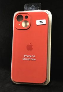 Чехол iPhone 14 Silicon Case original FULL Camera №25 camelia (4you) "Акционная цена"